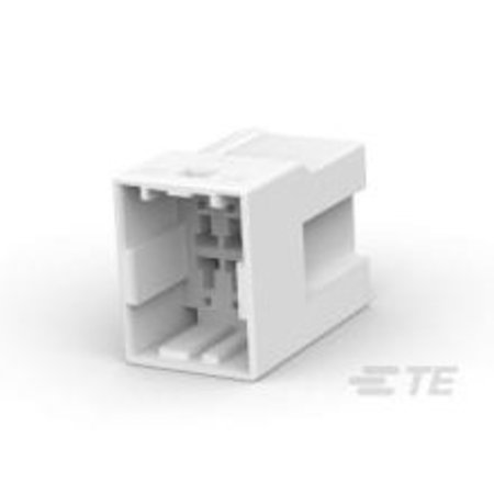 TE CONNECTIVITY Board Connector, 6 Contact(S), 2 Row(S), Male, Natural Insulator, Receptacle 2134904-1